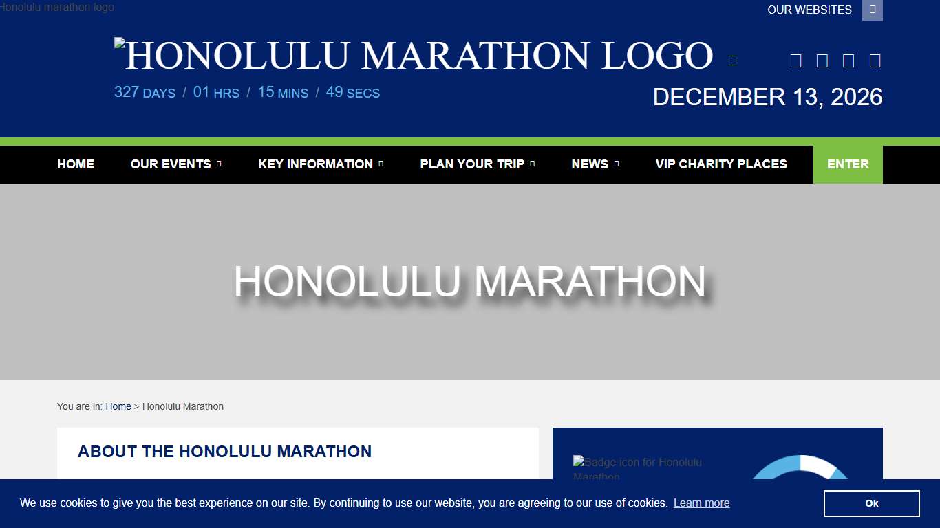 Honolulu Marathon | December 13, 2026 : Honolulu Marathon